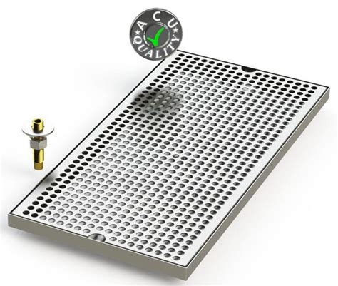 sheet metal drip tray|drip tray with outlet.